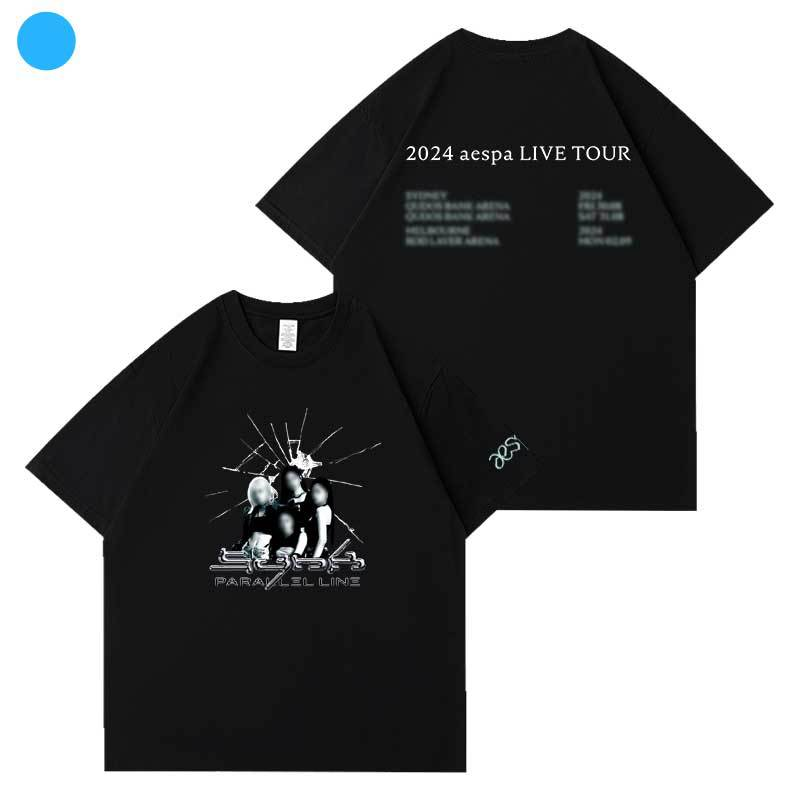 Aespa Synk Parallel Line Tour Inspired T-shirt