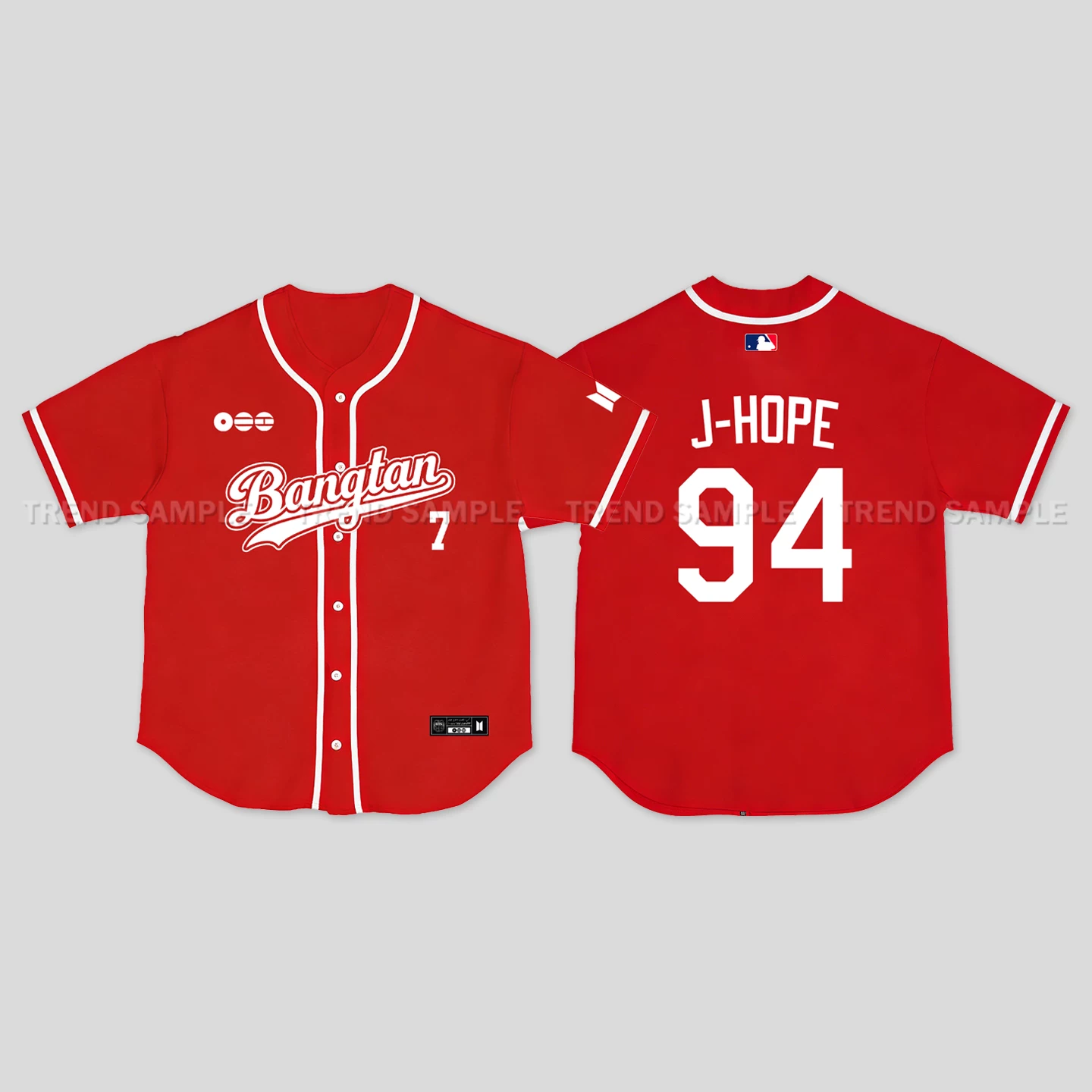 BTS ARIRANG World Tour Inspired Bangtan Baseball Jersey