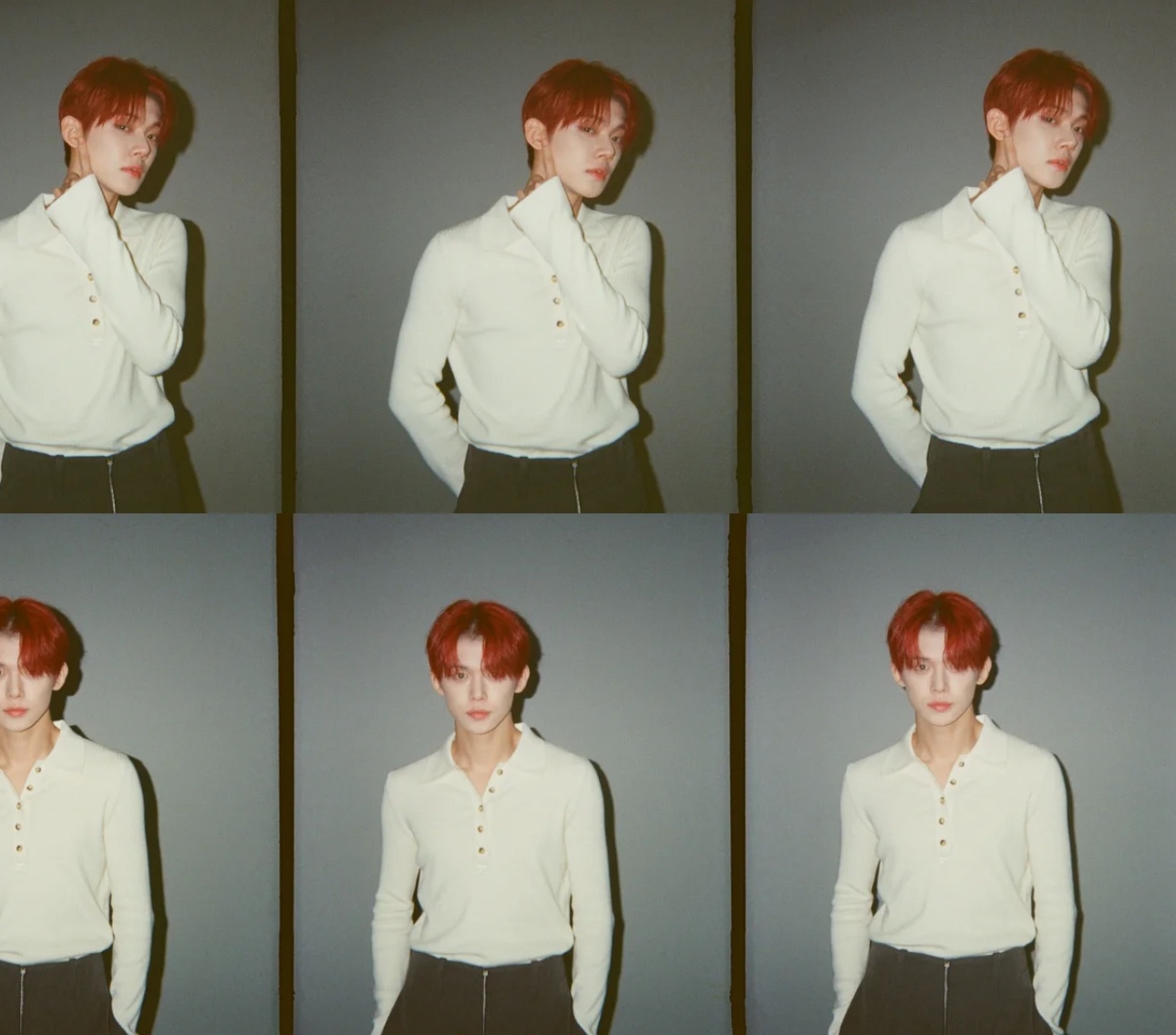 TXT Yeonjun inspired Collar Knit Sweater 