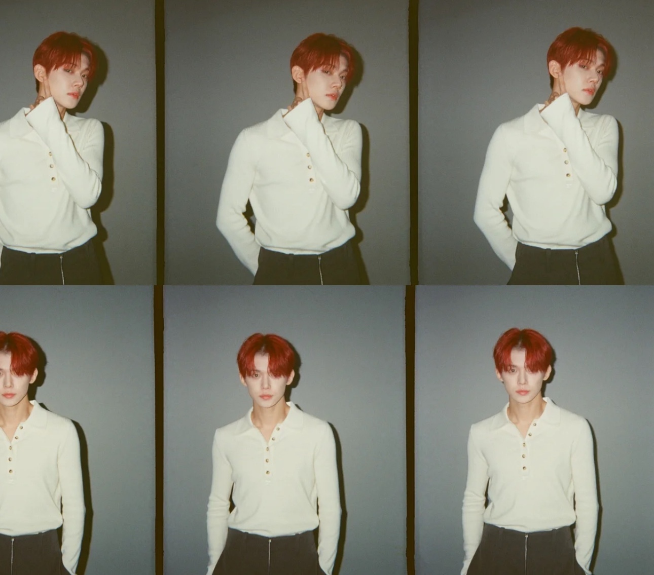 TXT Yeonjun inspired Collar Knit Sweater 