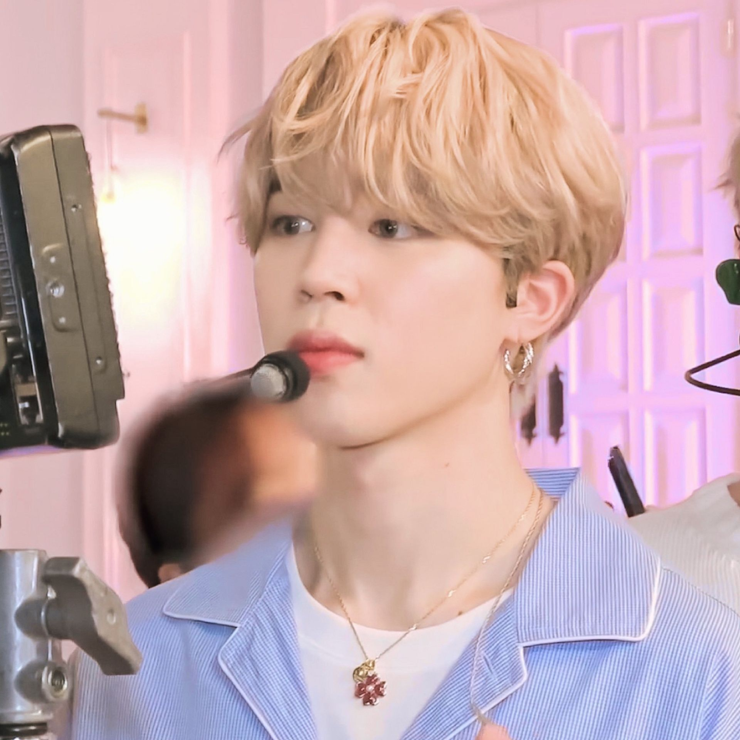 BTS JIMIN Inspired Twisted Hoop Earrings