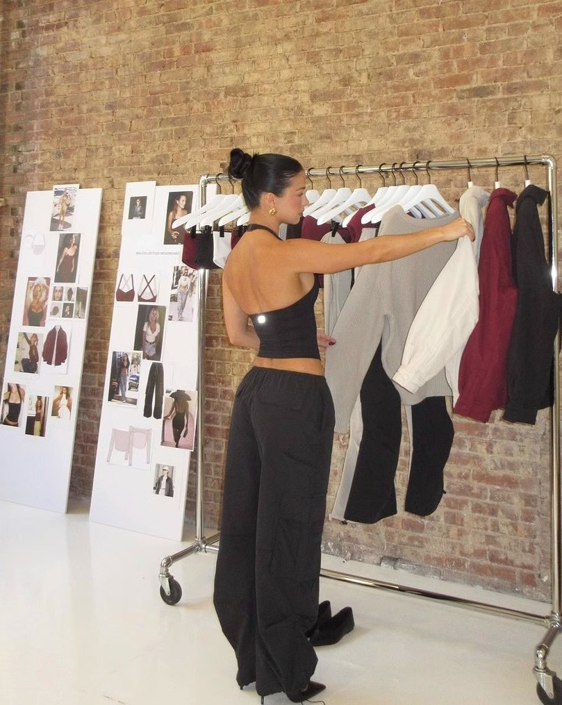 Low-rise pocket wide-leg cargo pants-Aespa Ningning