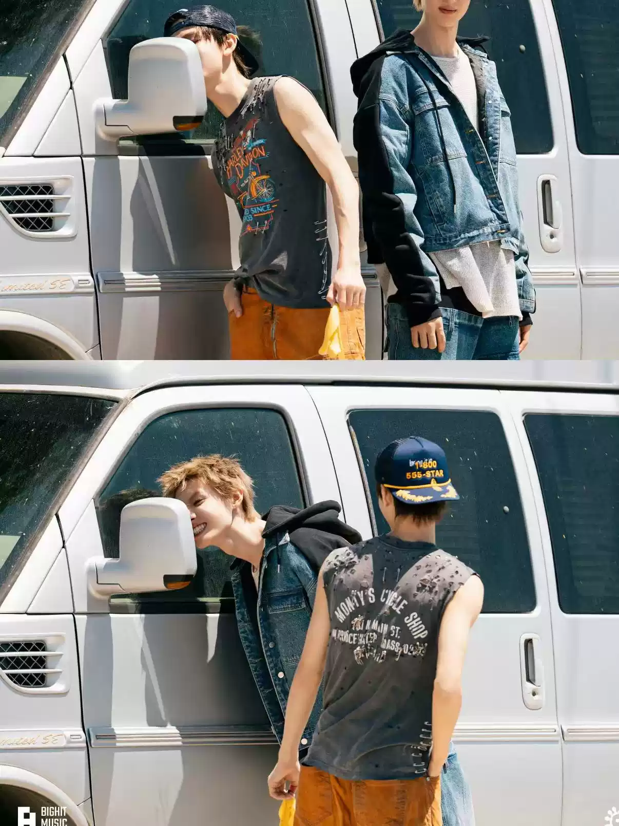 Cortis Seonghyeon Inspired PALY 555‑STAR Trucker Hat