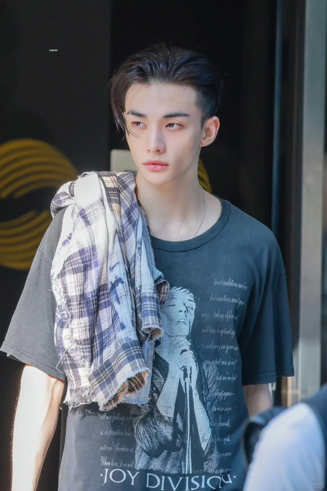 Stray kids Hyunjin Inspired Joy Division Love Will Tear Us Apart Vintage Tee-straykids