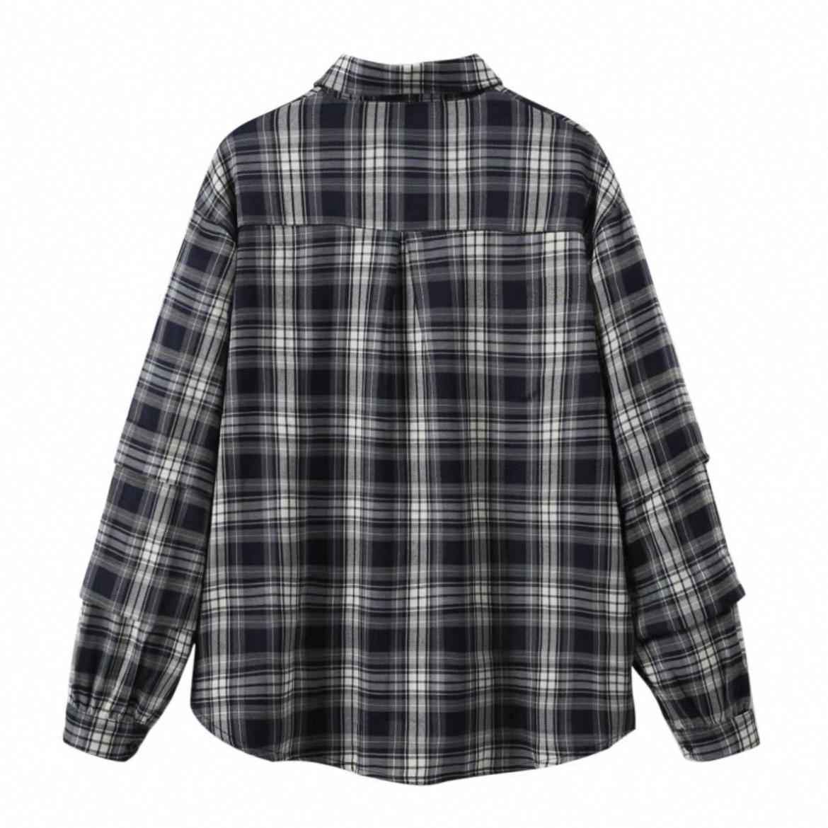 GIDLE Yuqi Inspired Plaid Overshirt