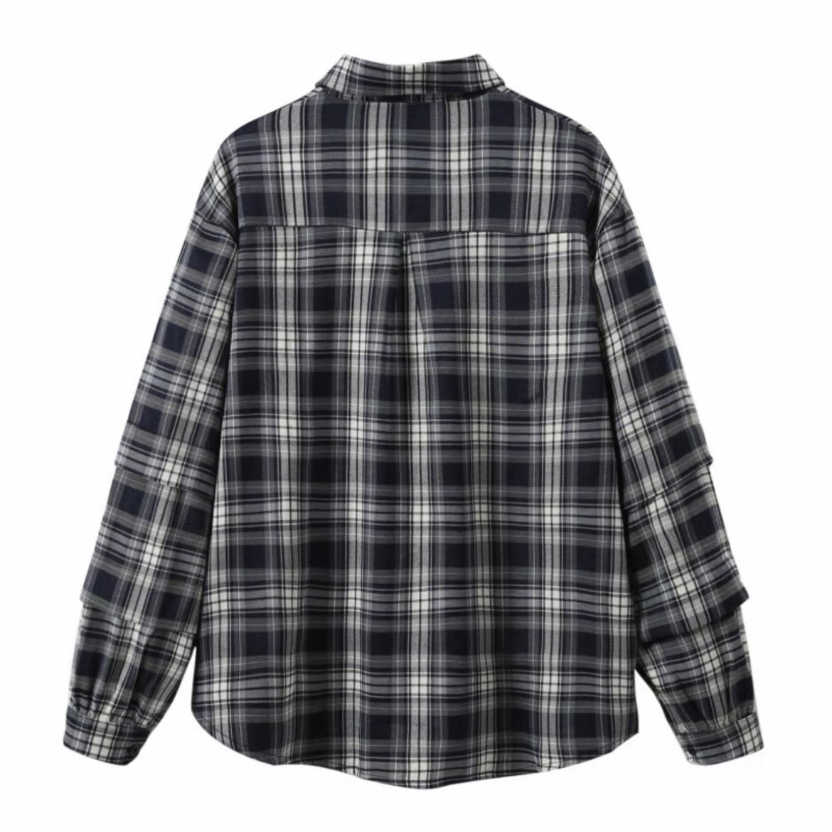 GIDLE Yuqi Inspired Plaid Overshirt