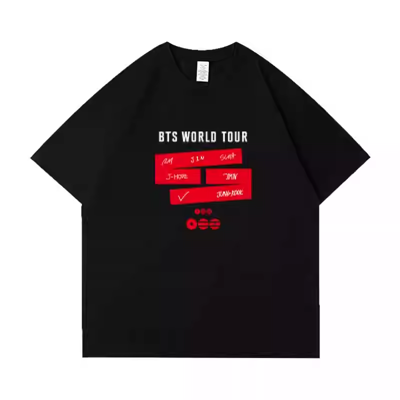 BTS 2026 World Tour Merch Inspired T-Shirt