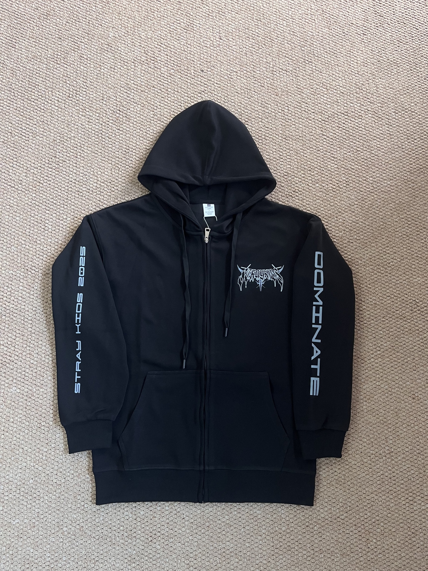 Stray kids 2025 World Tour dominATE inspired Zip-up Hoodie-Straykids