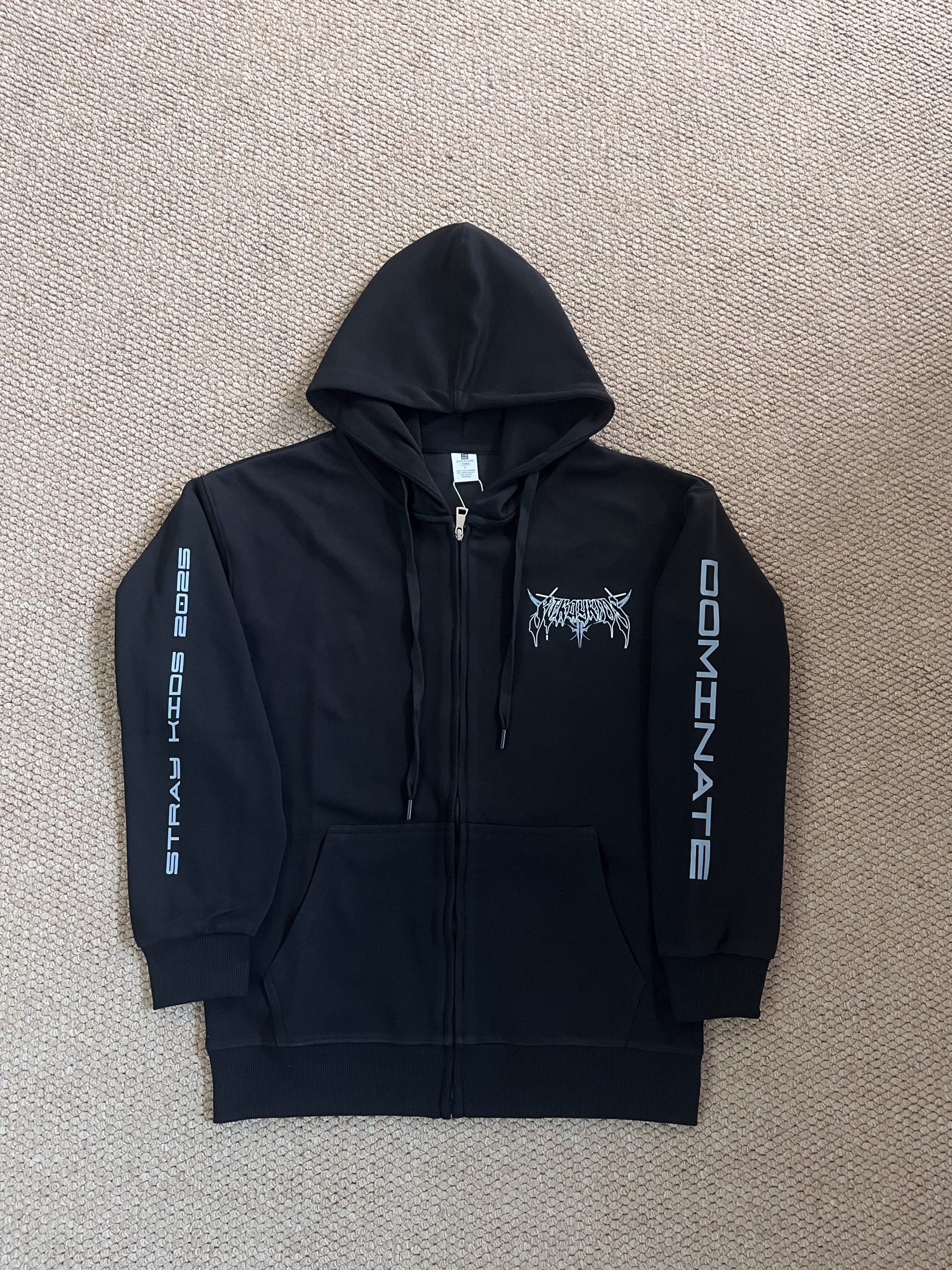 Stray kids 2025 World Tour dominATE inspired Zip-up Hoodie-Straykids