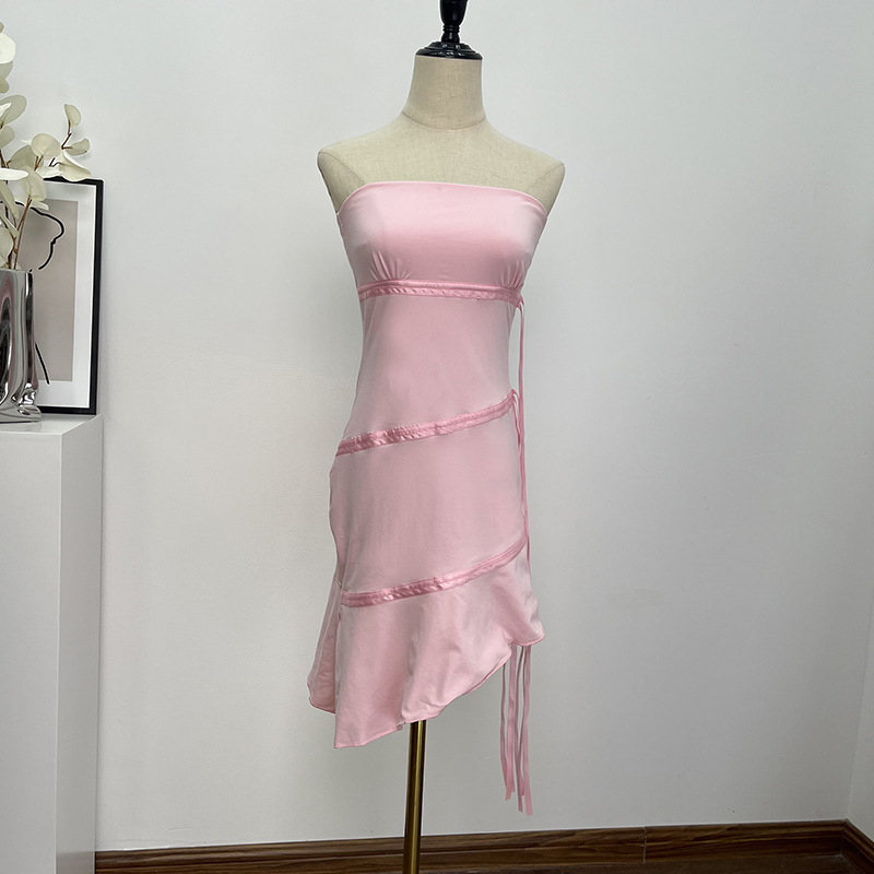 Pink Ribbon Dress-Outfitidea For Blinks BLACKPINK-Inspired Fashion