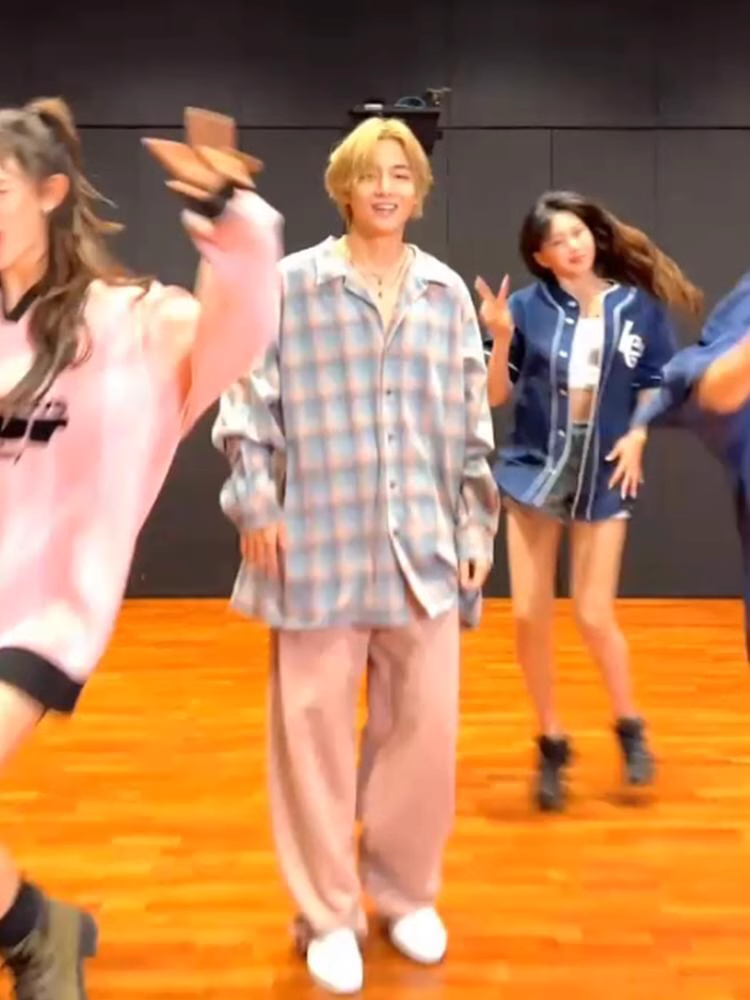 BTS V Inspired Plaid Shirt