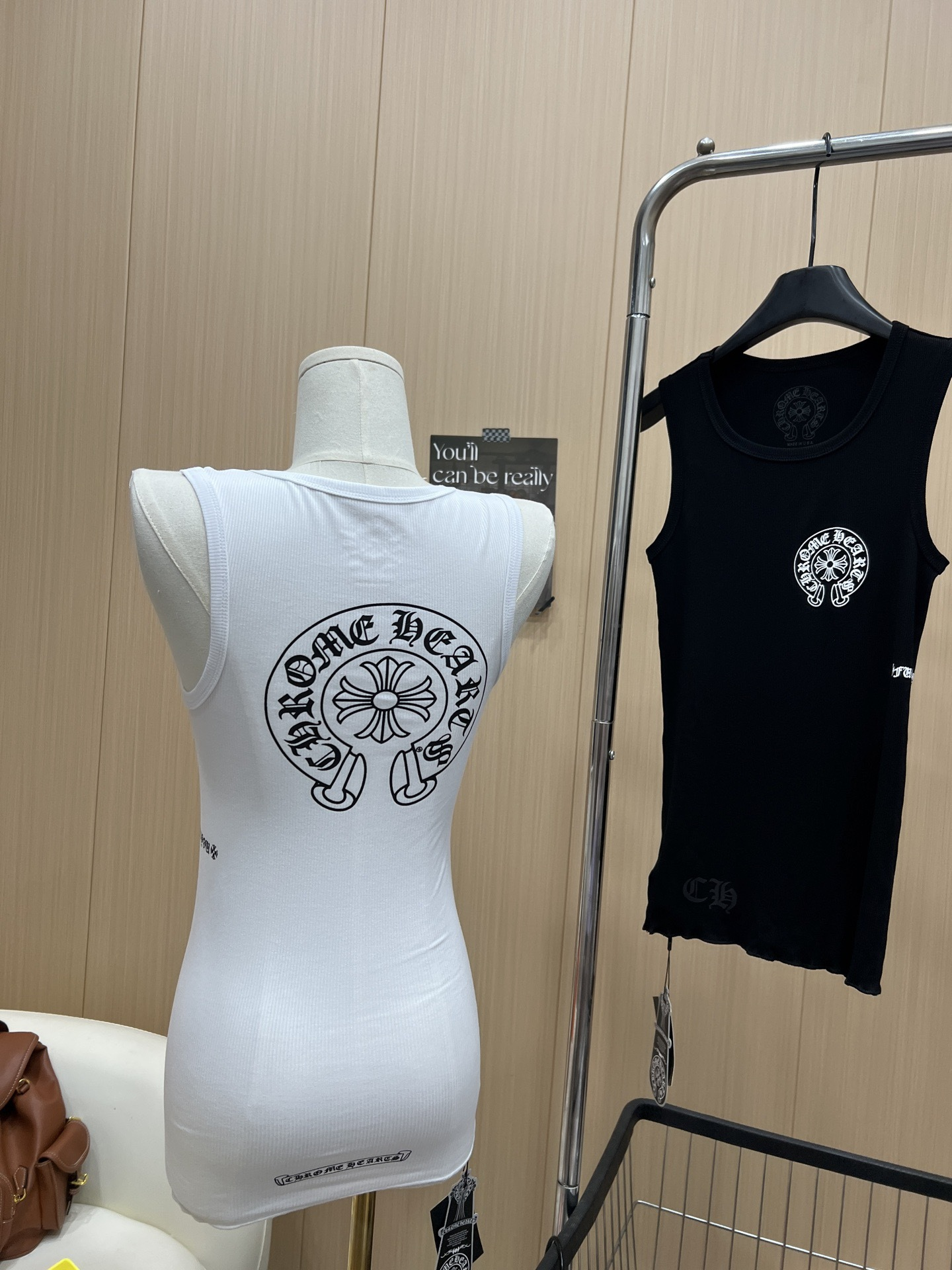 Aespa Karina Inspired Chrome Hearts Style Tank Top