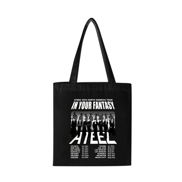 ATEEZ 2025 In Your Fantasy World Tour Merch Inspired Custom Tote Bag