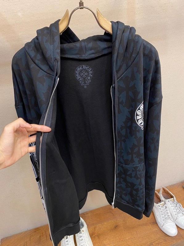 Enhypen Heeseung Inspired Cross Pattern Zip-up Hoodie