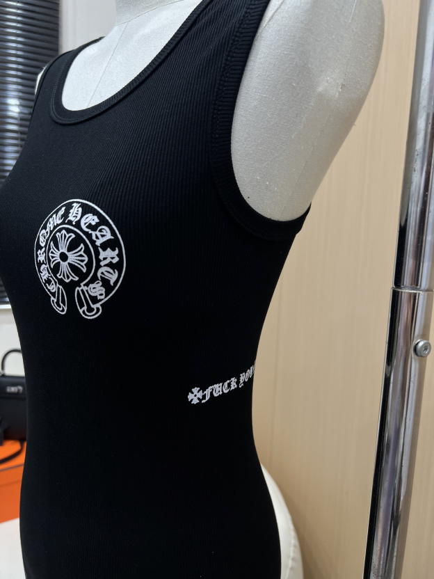 Aespa Karina Inspired Chrome Hearts Style Tank Top
