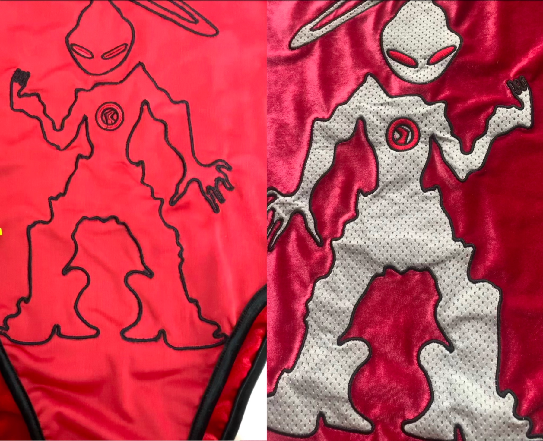 Aespa Ningning Supernova Stage Inspired Alien Velvet Bodysuit