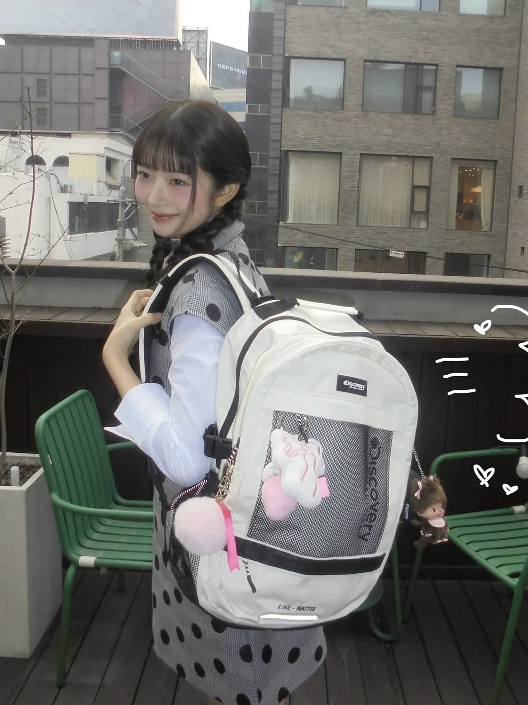 Polka dot A-line Dress-Rei IVE