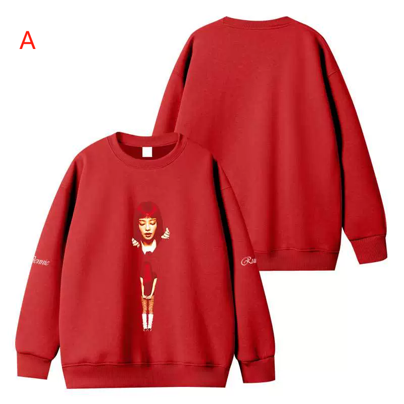 Jennie Ruby Crew Neck Sweatshirt Hoodie-Blackpink Jennie