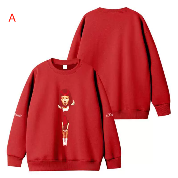 Jennie Ruby Crew Neck Sweatshirt Hoodie-Blackpink Jennie