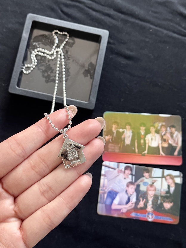Boynextdoor 2nd Anniversary inspired Fan Support Gift Small House Necklace

