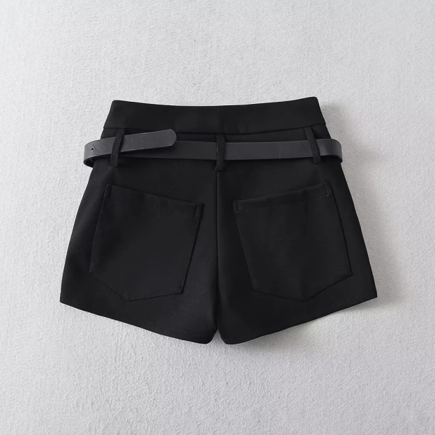 High-waisted belt-accented shorts for STAY | Stray Kids Concert Outfit