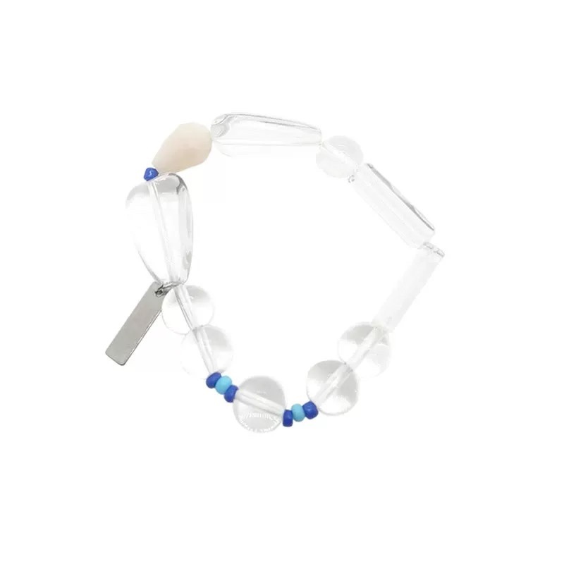 BLACKPINK Lisa Inspired Glass Flower Bracelet Set