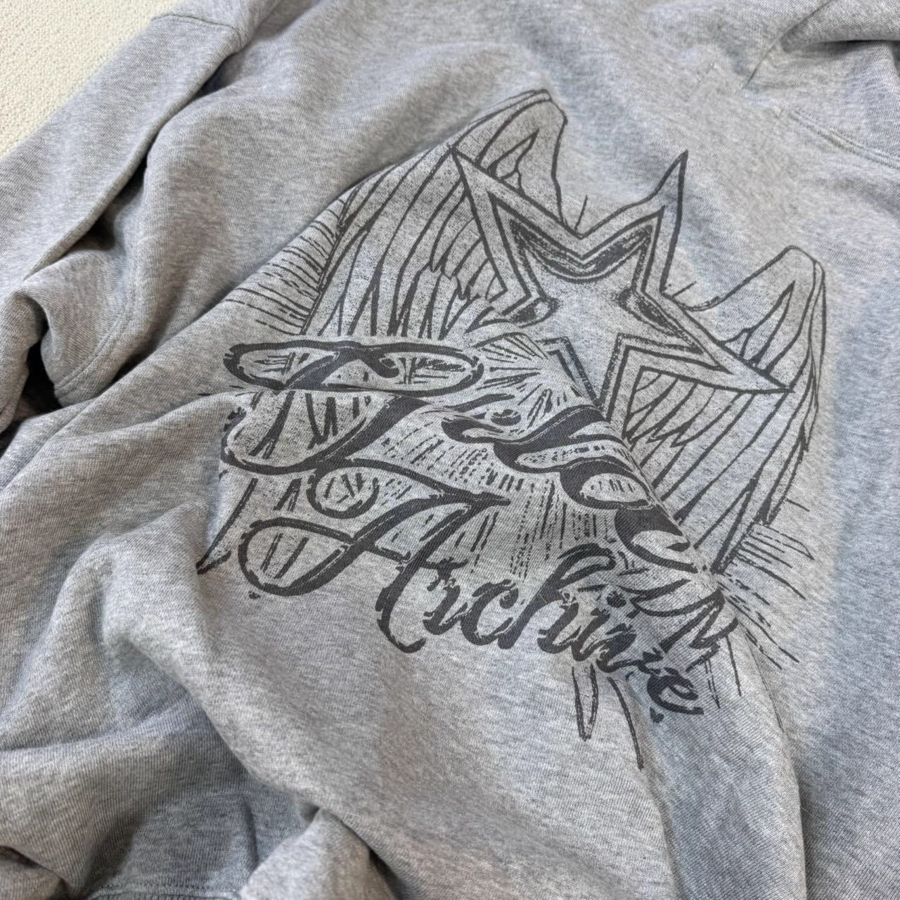 LE SSERAFIM Sakura Inspired Star Wing Zip-up Hoodie