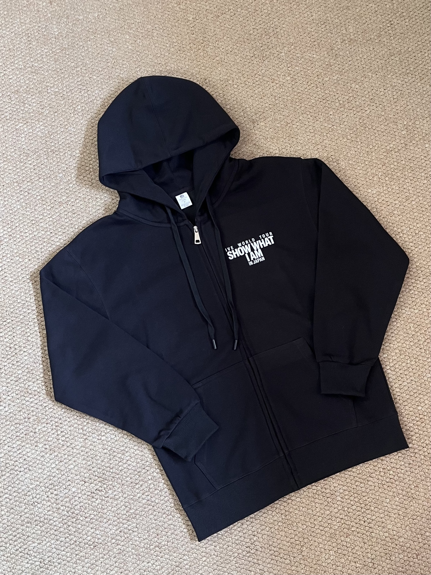 IVE 2026 World Tour Show What I Am Merch Inspired Winged Crest Zip Hoodie