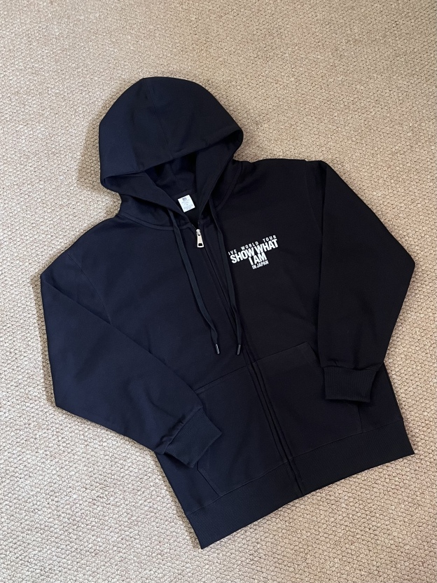 IVE 2026 World Tour Show What I Am Merch Inspired Winged Crest Zip Hoodie