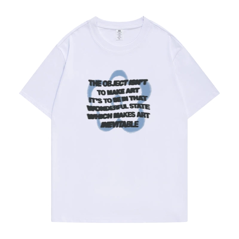 ENHYPEN Sunoo Inspired White Letter Print Tee