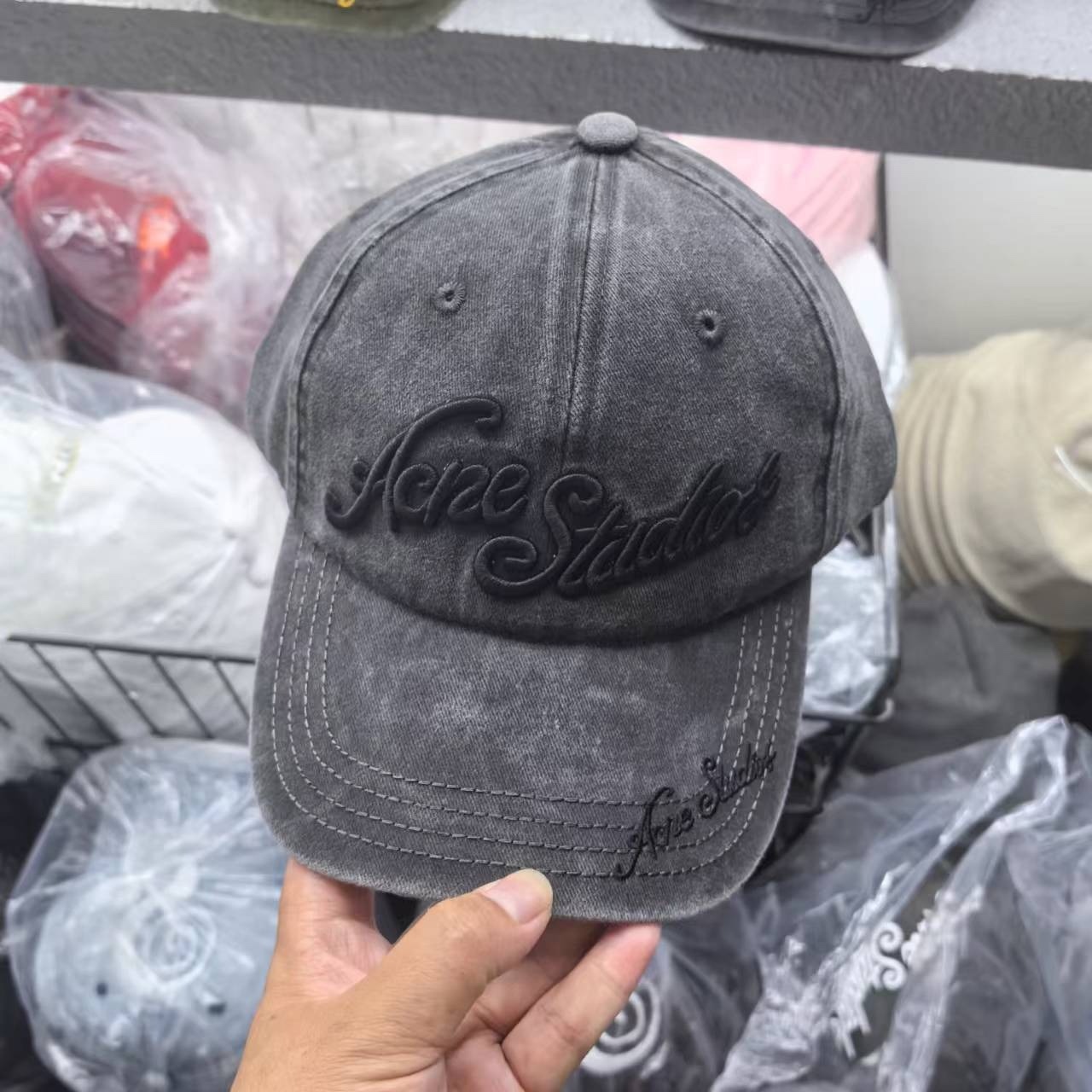 Enhypen Jake &Heeseung inspired Acne Embroidered baseball cap