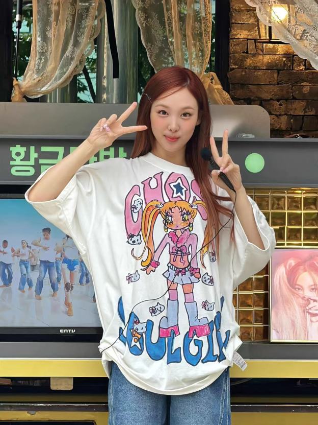 TWICE Nayeon Inspired Anime Girl Graphic Tee