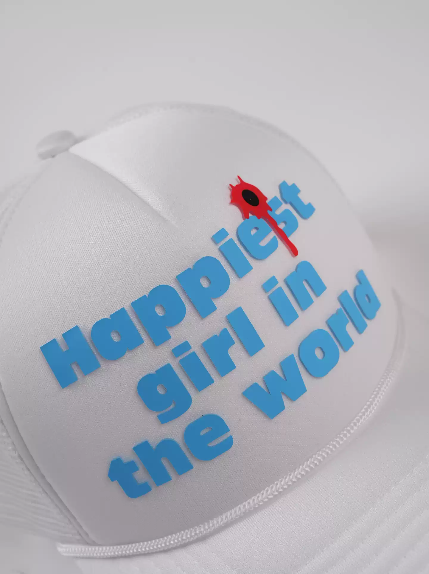Blackpink Jennie Inspired Happiest Girl In The World Print Cap Hat