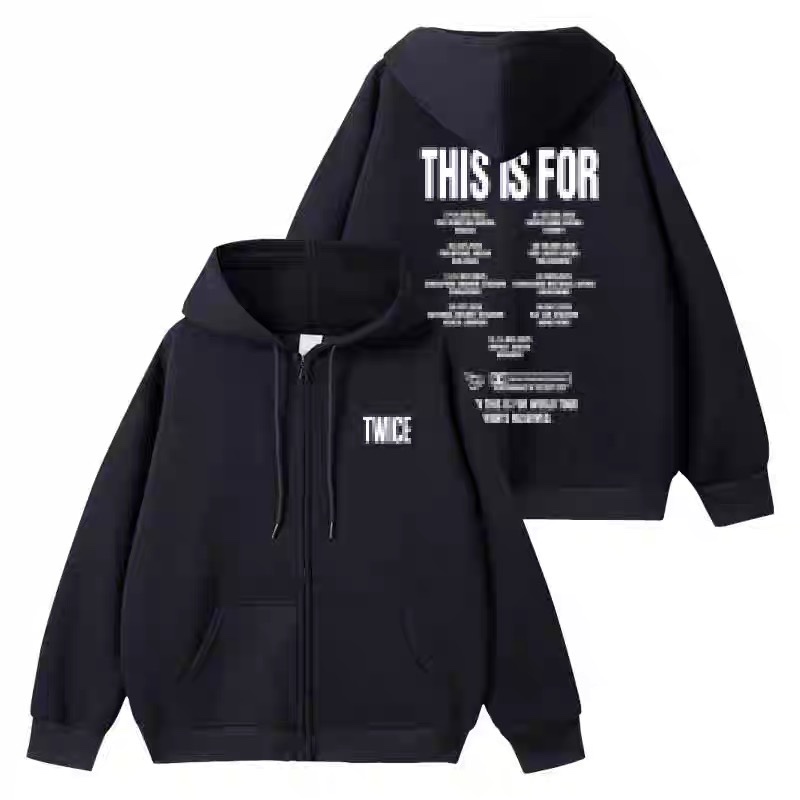 Twice 2025 Tour THIS IS FOR Merch Inspired Hoodie