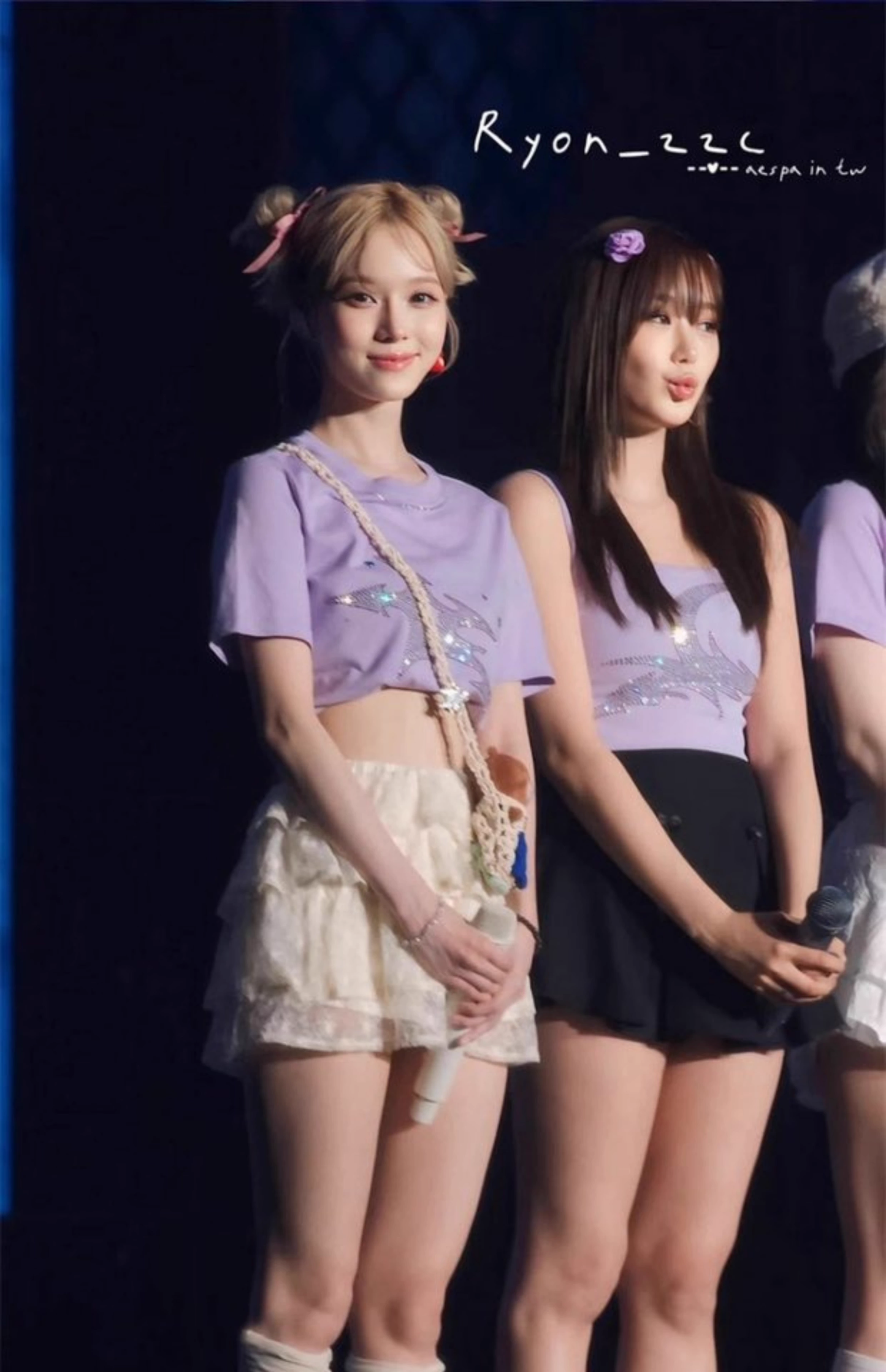 Aespa Karina & Winter Inspired Lace Ruffle Mini Skirt