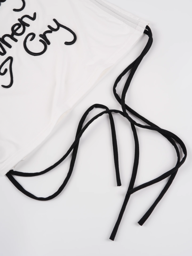 Blackpink Jennie Inspired Embroidered Fitted Tank