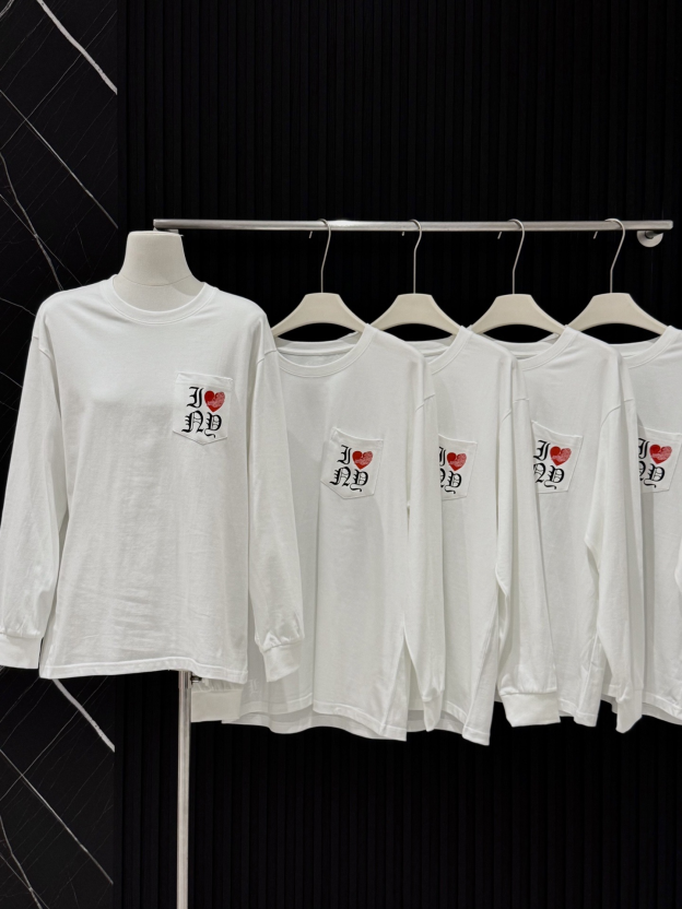 Enhypen Niki Inspired Heart NY Long Sleeve T-shirt