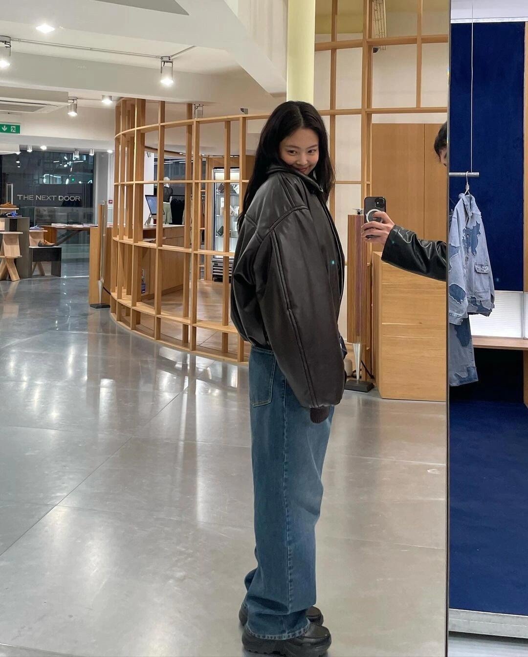 Blackpink Jennie Inspired Vintage Blue Loose Pants