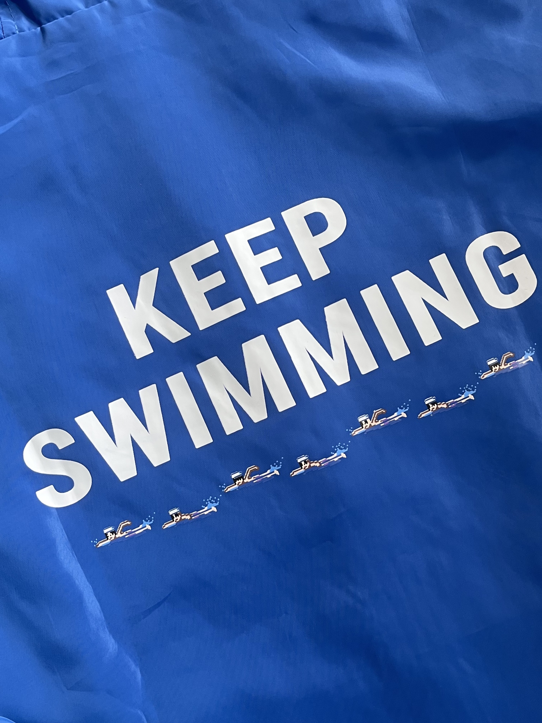 HYPE kpop group BTS SWIMMING inspired Keep Swimming Quote Print Trench Coat Jacket  Outerwear-ENHYPEN TXT Cortis