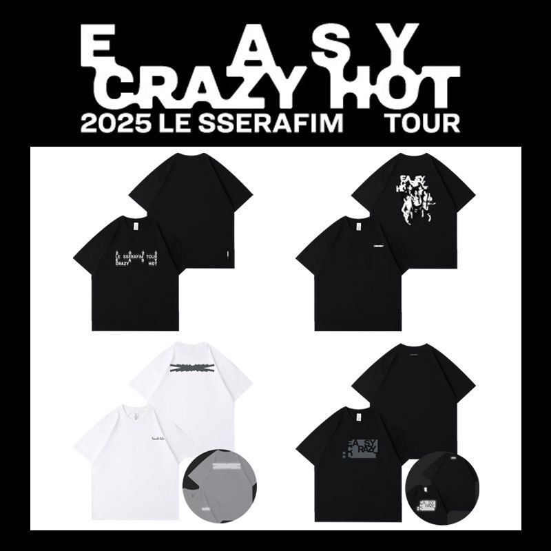 LE SSERAFIM 2025 TOUR 'EASY CRAZY HOT' T-Shirt