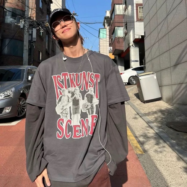 SEVENTEEN  Minghao Style inspired Oversized Unisex T-Shirt