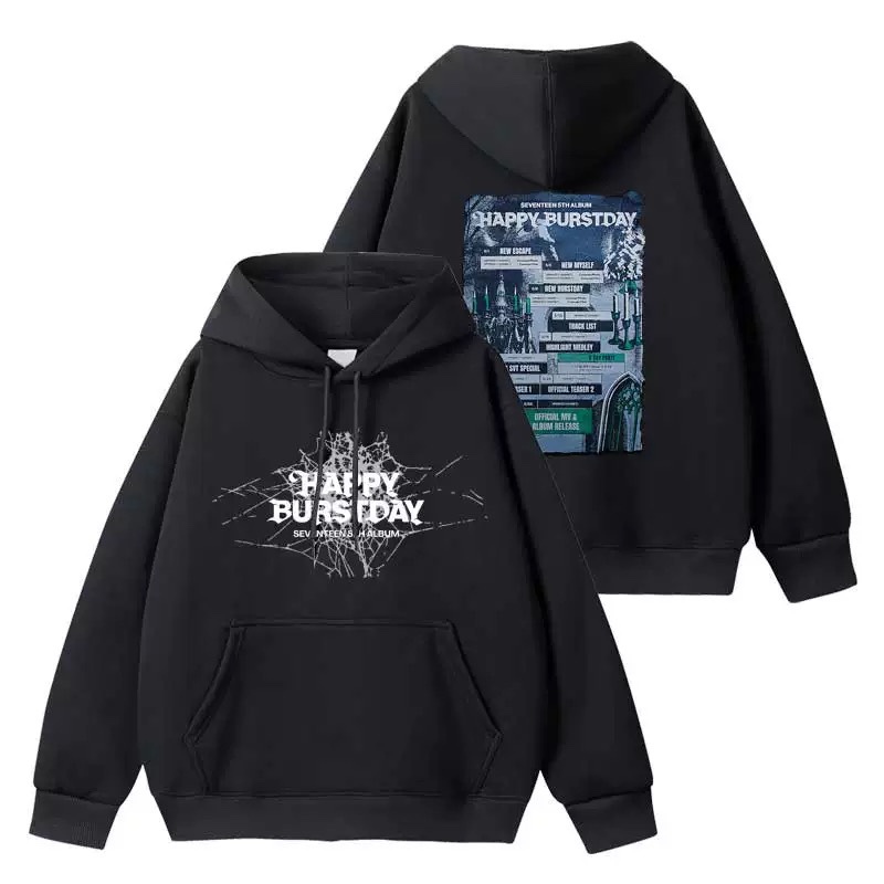 Seventeen HappyBursday album merch inspired hoodie