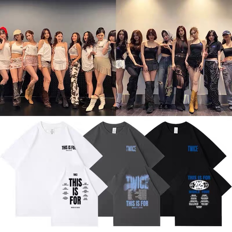 Twice 2025 Tour THIS IS FOR Merch Inspired T-Shirt
