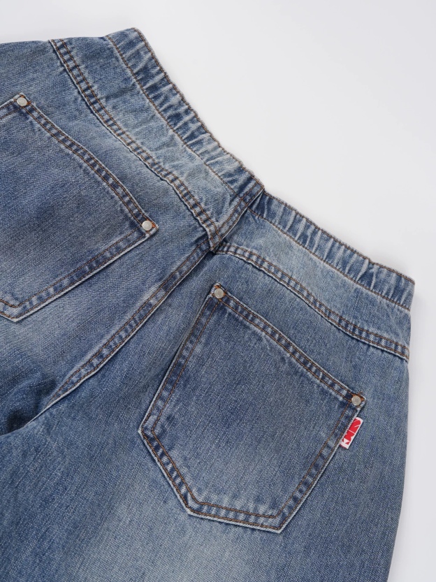 Blackpink Jennie Inspired Drawstring Wide Leg Jeans