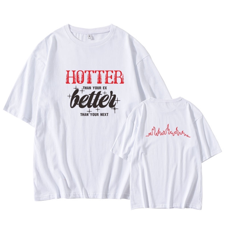 Stray Kids Hyunjin inspired Letter Print T-Shirt