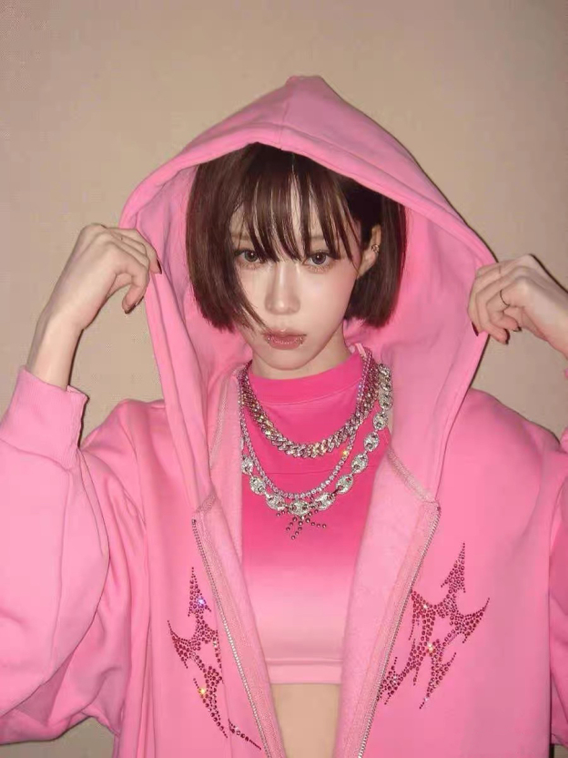 Aespa Pink Hoodie-AESPA