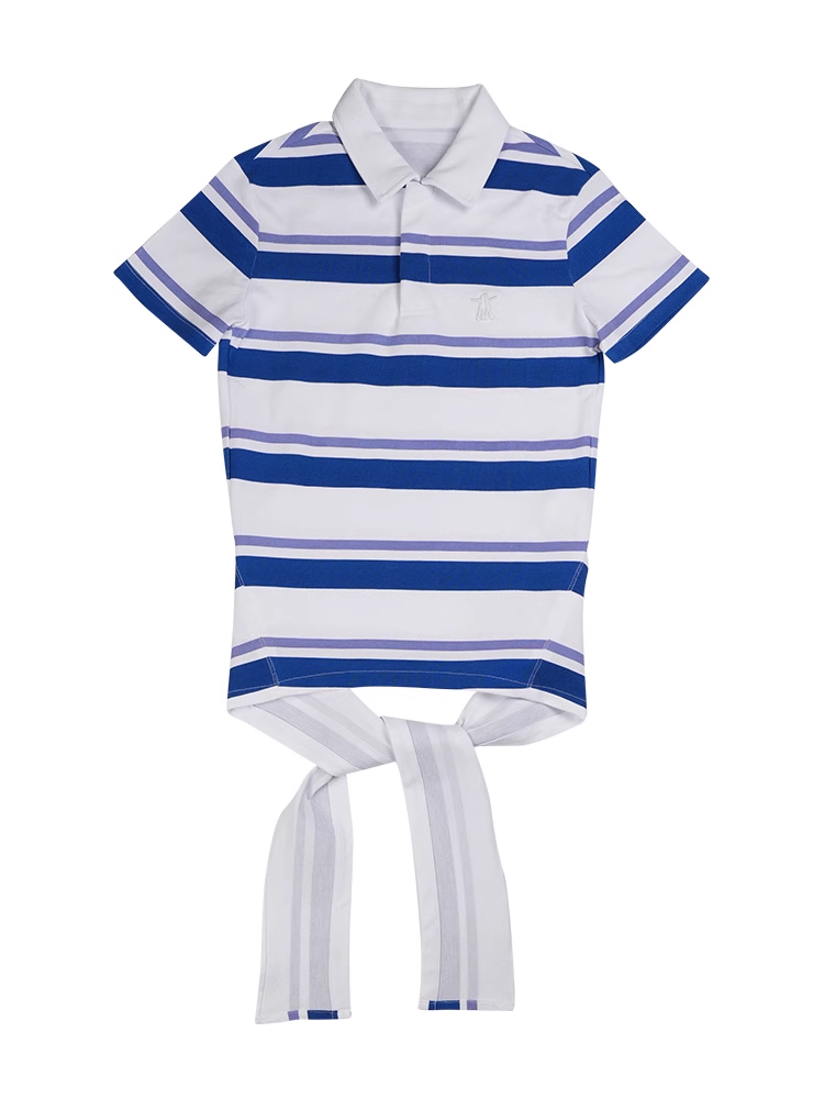 illit Yunah Striped Polo Shirt
