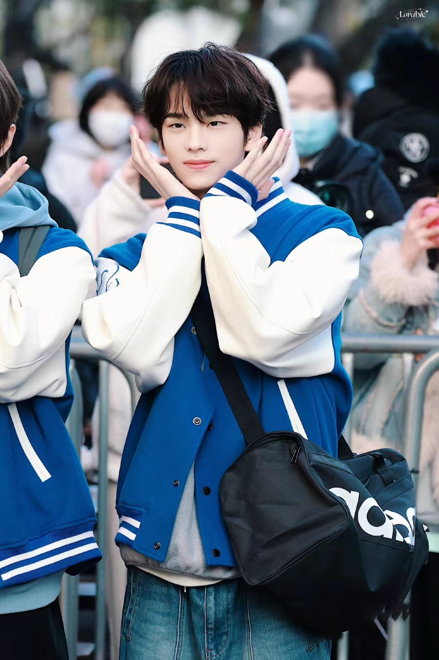 TWS Inspired Blue Baseball Jacket