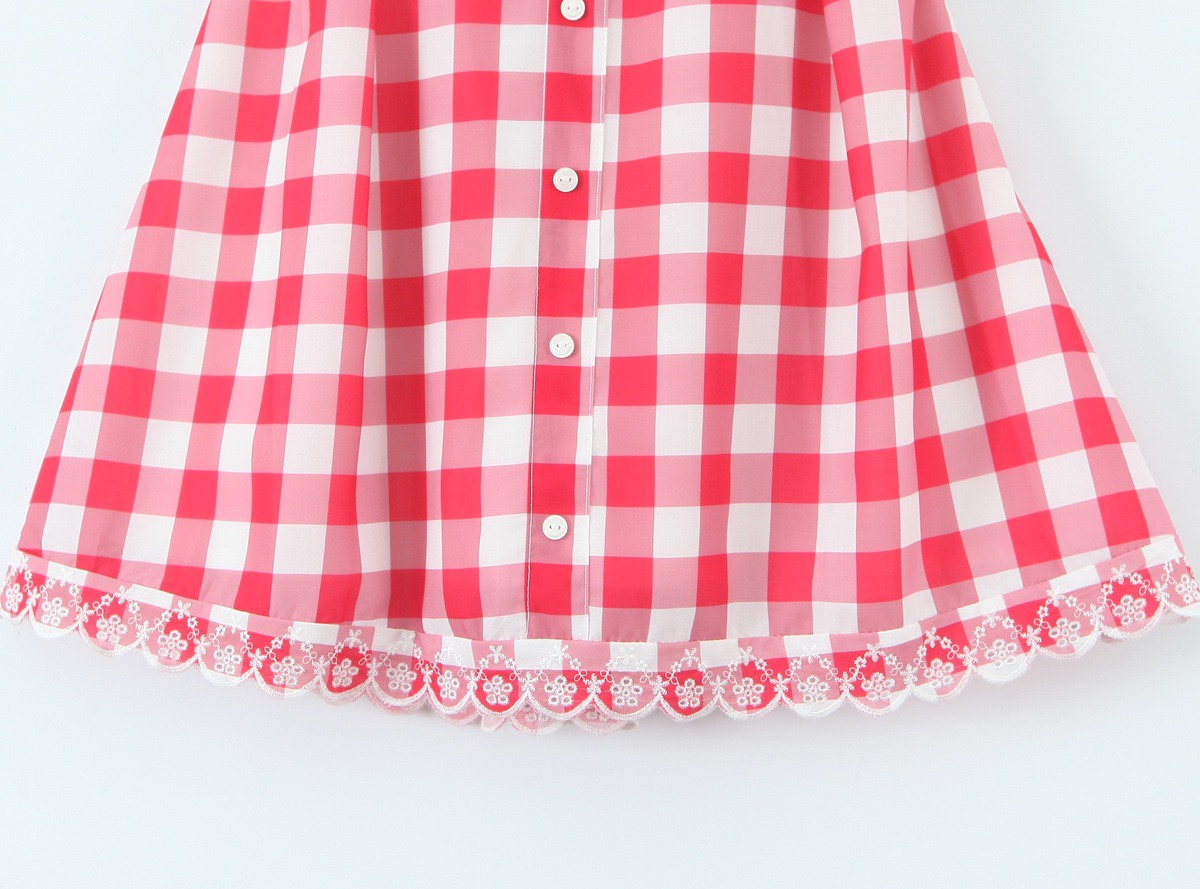 IVE Yujin Inspired Gingham Dress