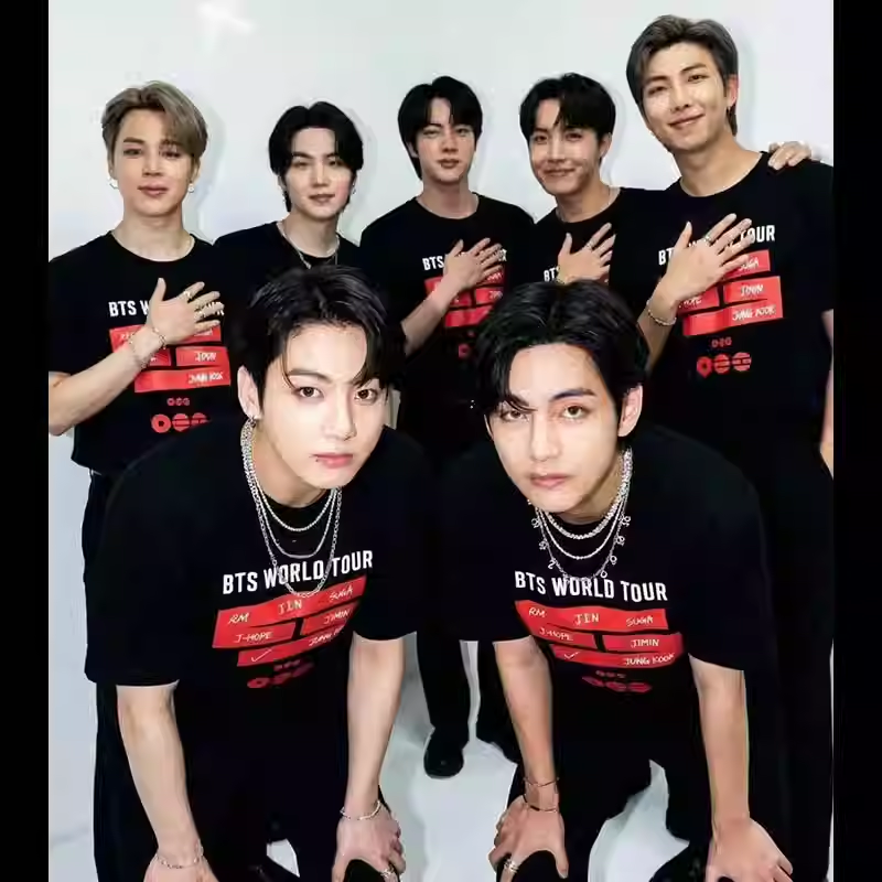 BTS 2026 World Tour Merch Inspired T-Shirt